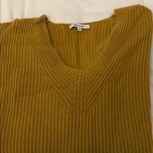 Madewell mustard sweater